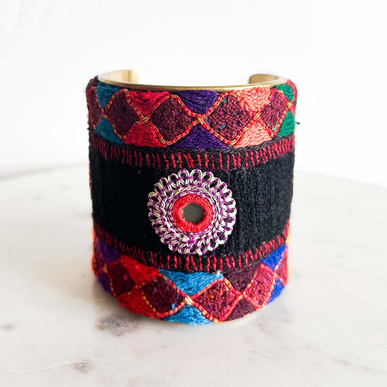 Ellery - Vibrant Colored Brass Cuff Bracelet