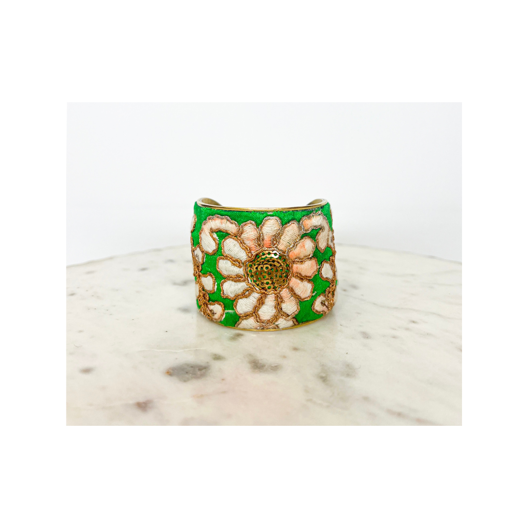 Gina - Brass Cuff Bracelet