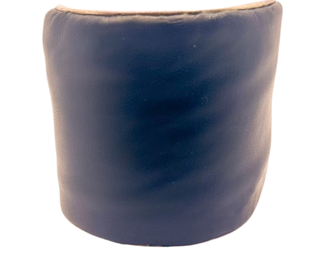 Marvel Black and White Leather Cuff Bracelet