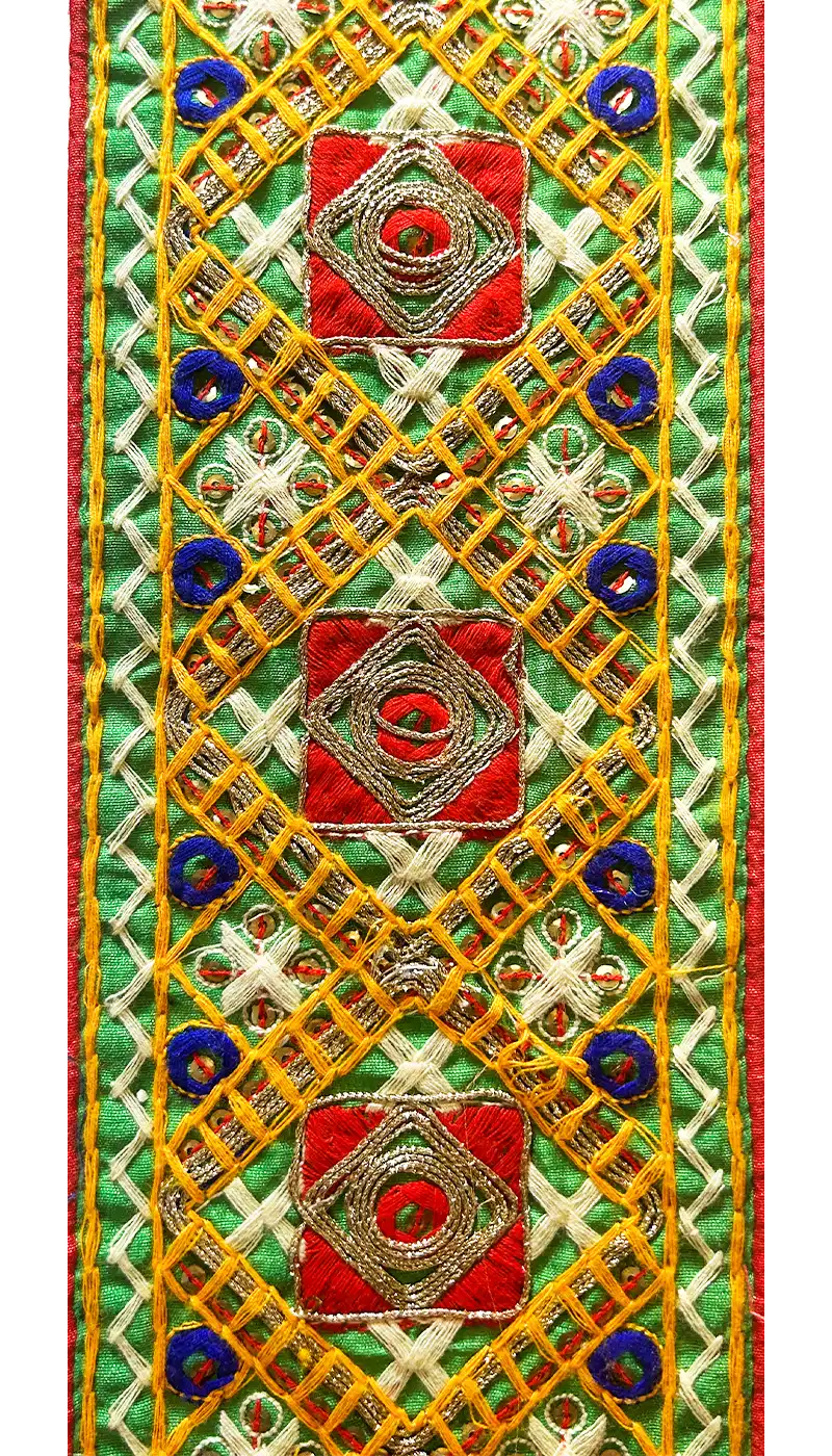 Jaya - Custom Stamped Brass Cuff Bracelet