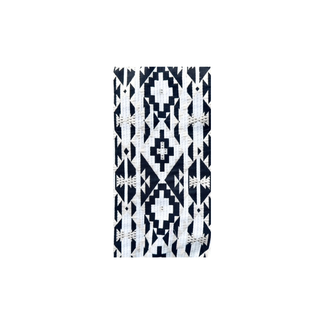 Vintage-inspired cuff bracelet with customizable black and gold metallic geometric designs, showcasing intricate patterns that blend modern style with classic metallic textures.