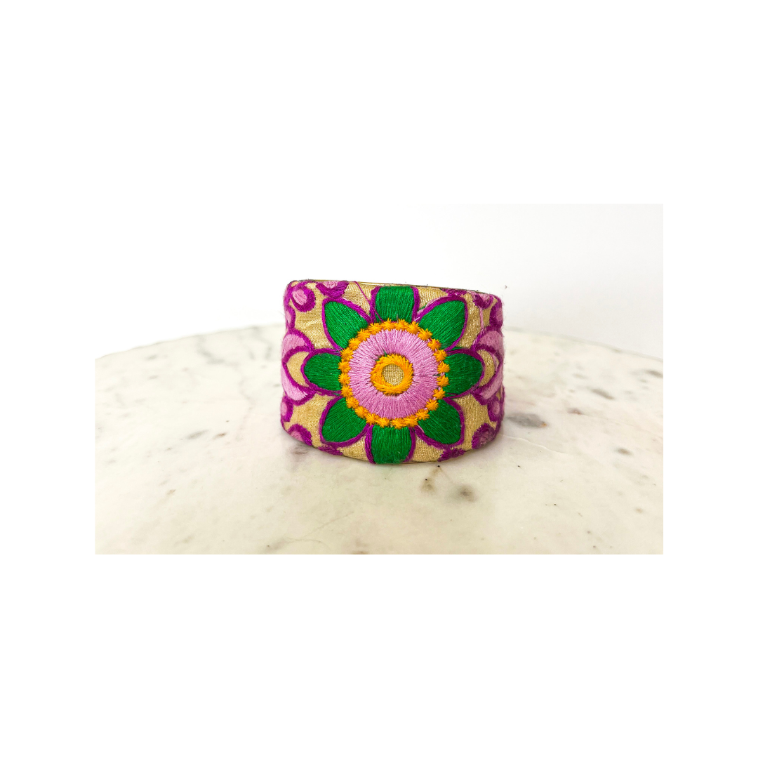 Calista - Brass Cuff Bracelet