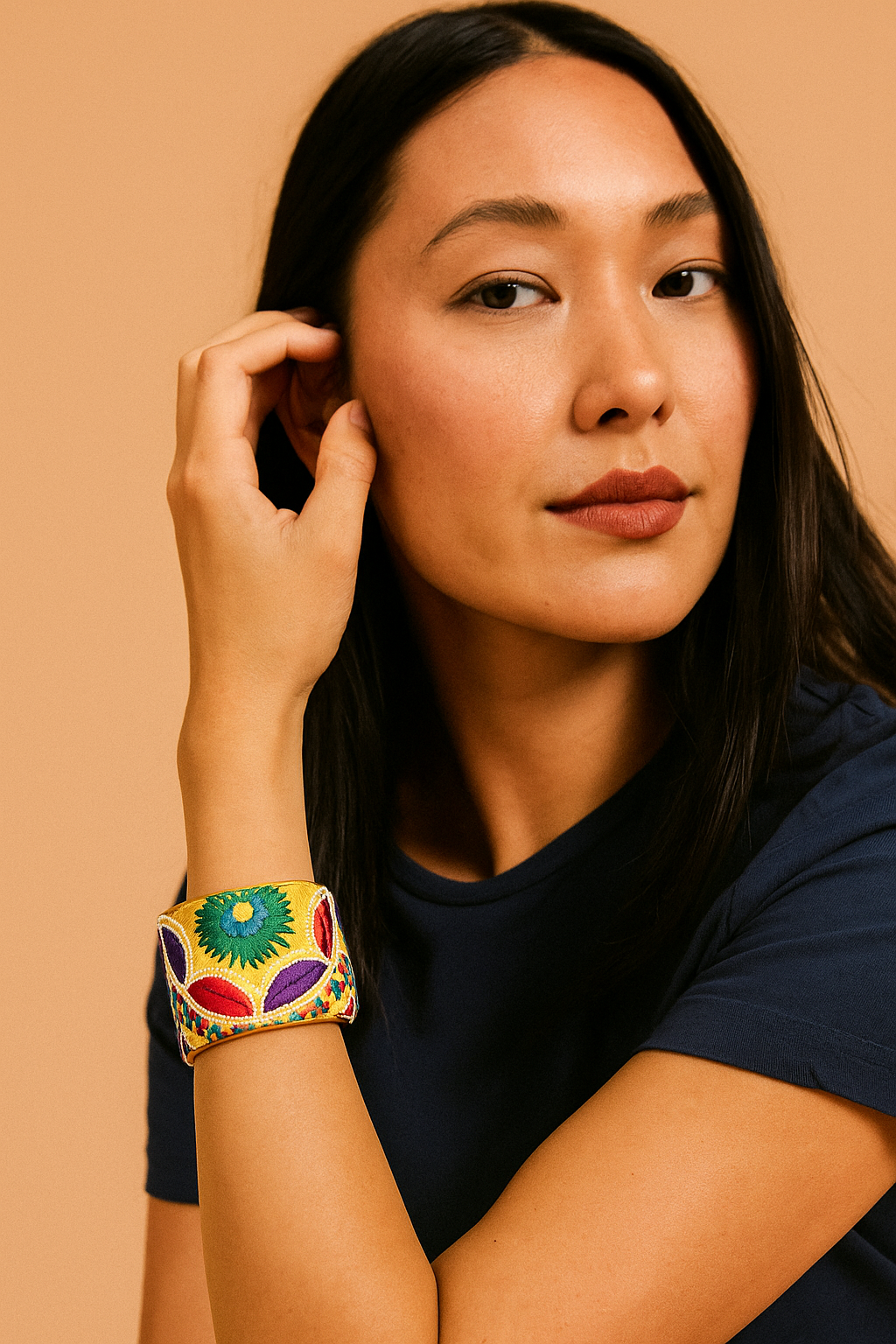 Ababa - Custom Stamped Cuff Bracelet