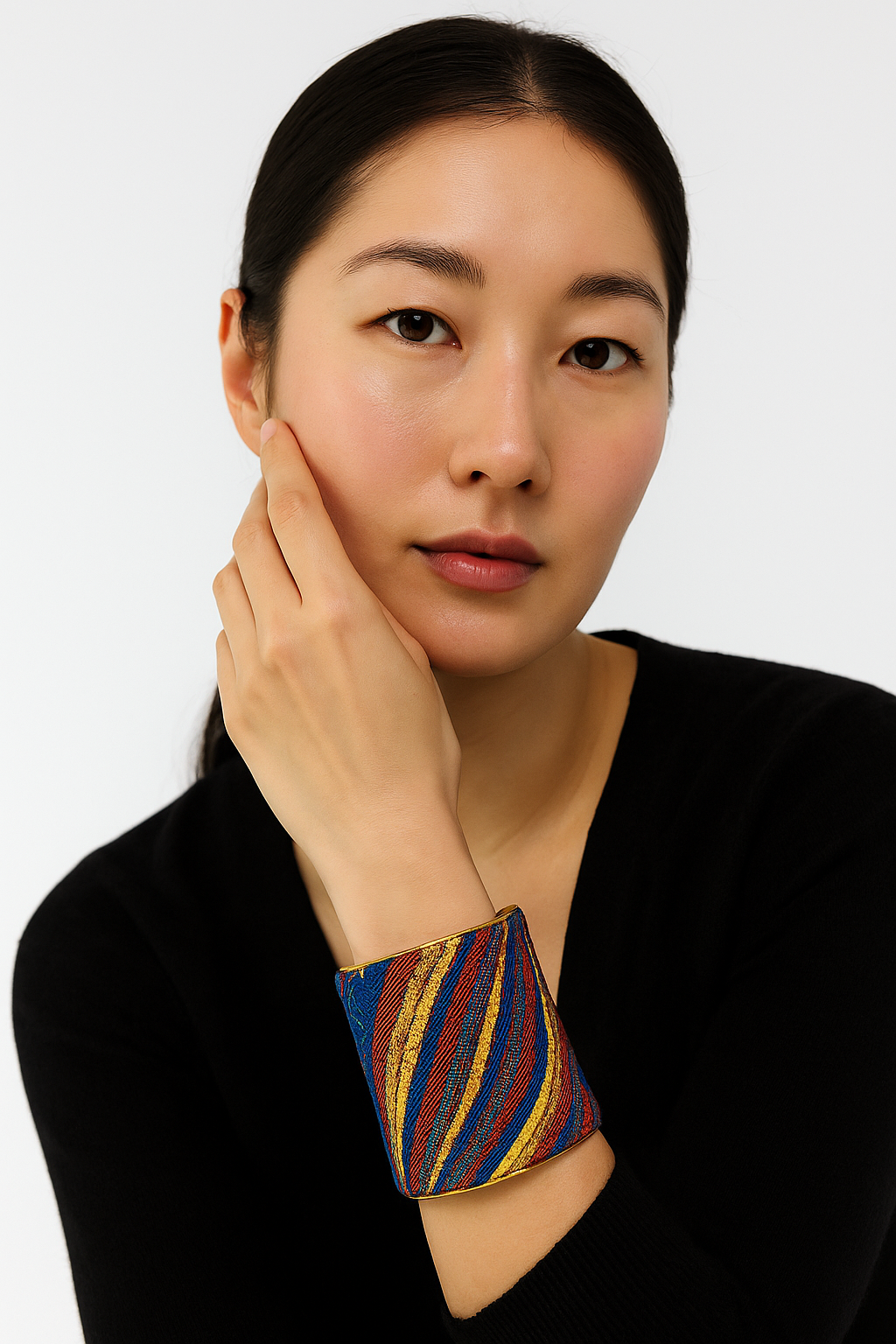 Abraham - Custom Stamped Cuff Bracelet