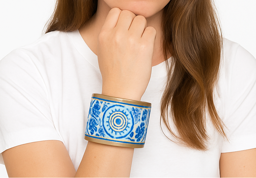 Beatrix - Custom Stamped Cuff Bracelet