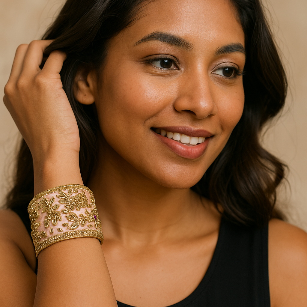 Karma - Custom Stamped Cuff bracelet