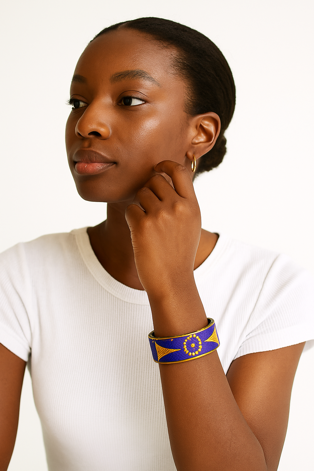 Beads are a Girls Best Friend - Custom Stamped Cuff Bracelet
