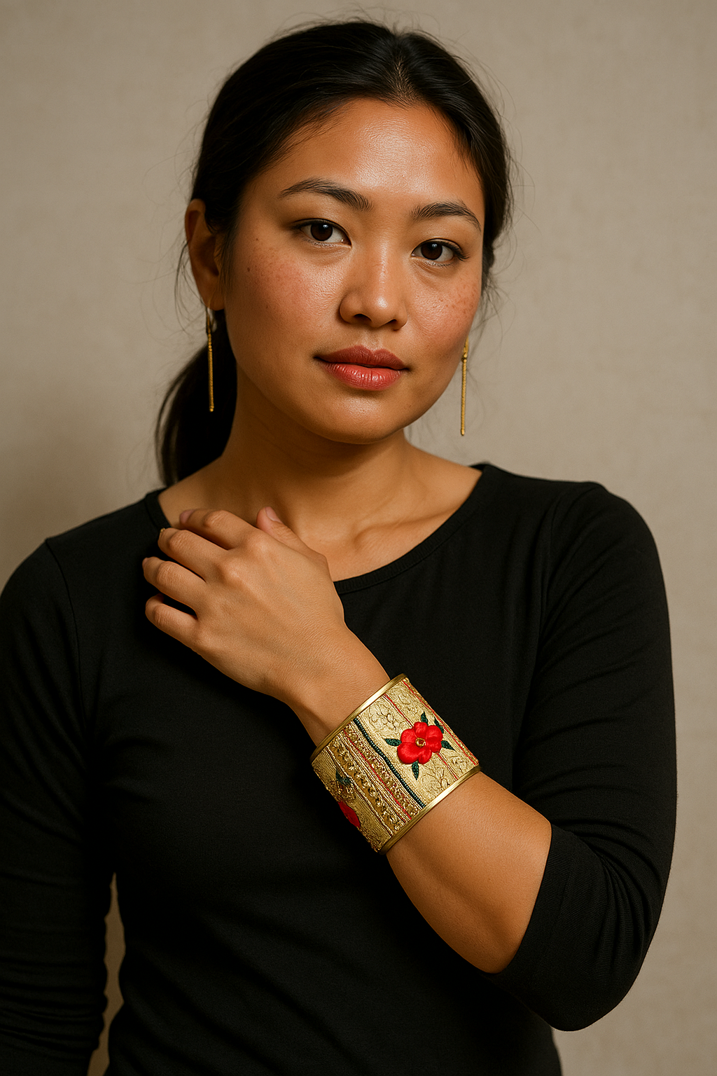 Anastasia - Custom Stamped Cuff Bracelet