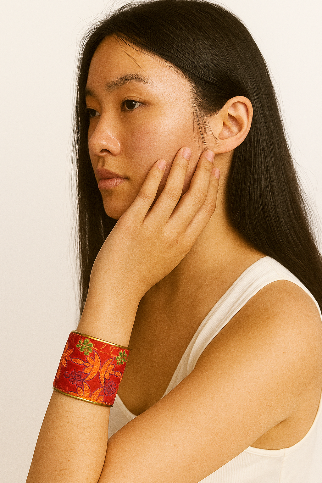 Alisha - Custom Stamped Cuff Bracelet