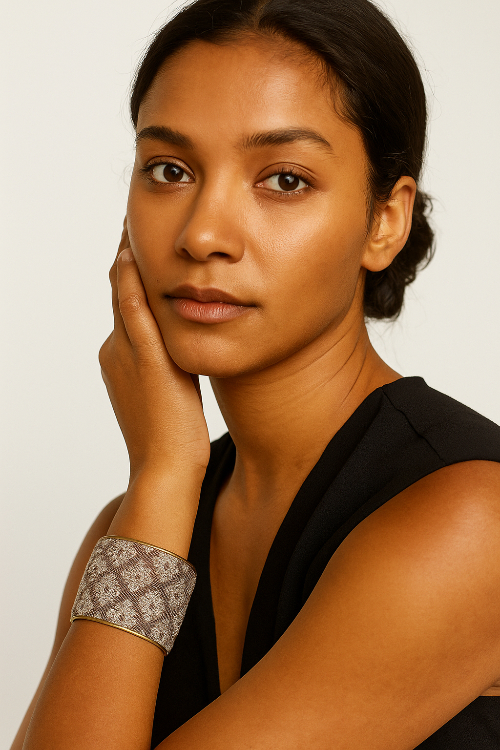 Aviana - Custom Stamped Cuff Bracelet