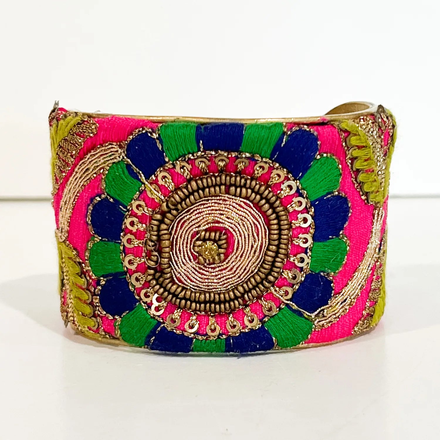 Fuschia - Cuff Bracelet