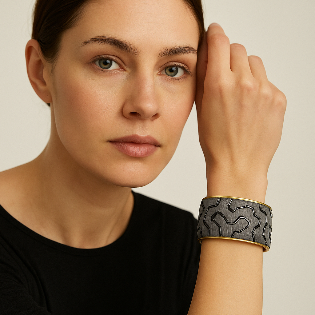 Cosmo - Custom Stamped Cuff Bracelet
