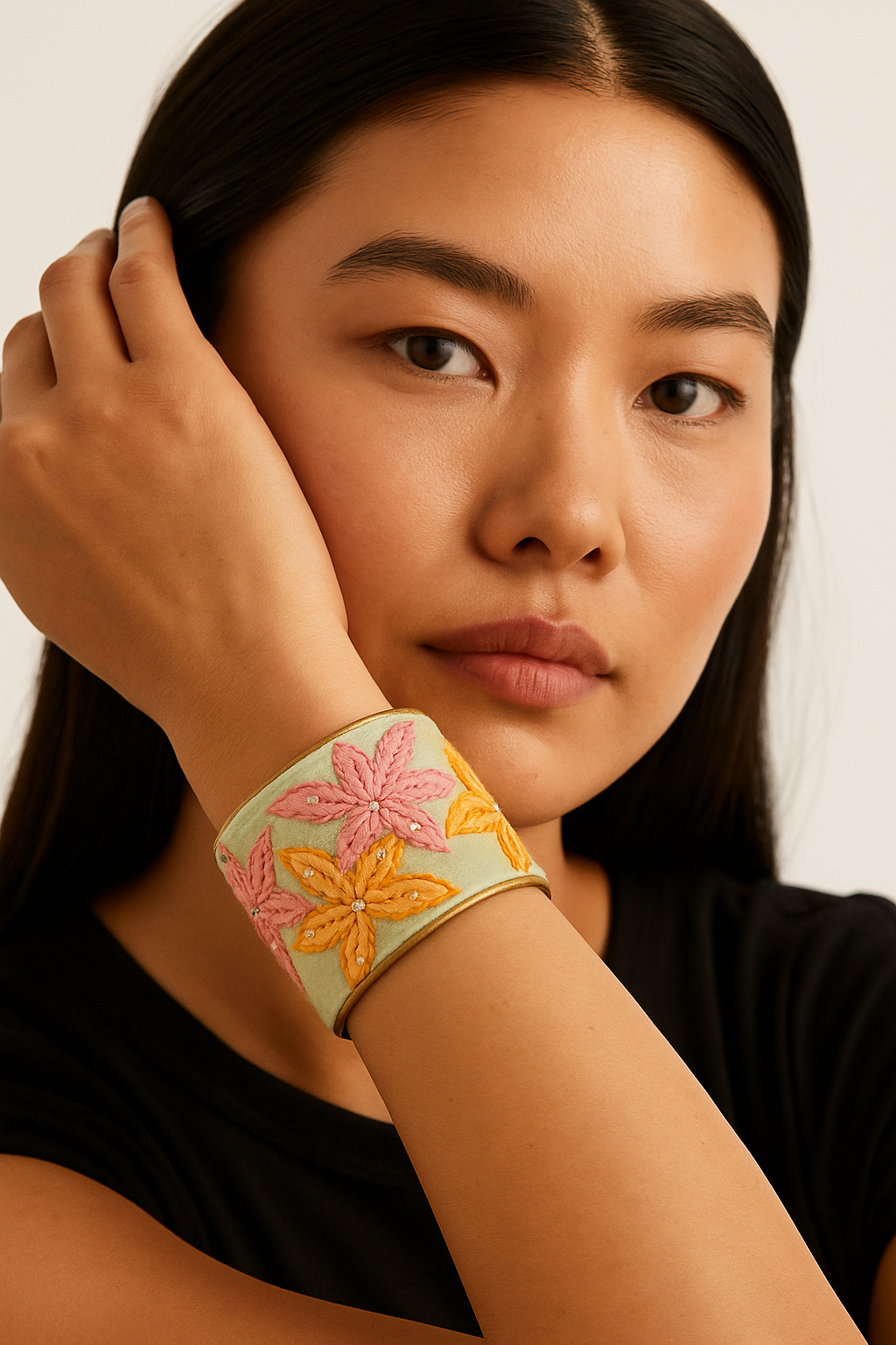 Deidra - Custom Stamped Cuff bracelet