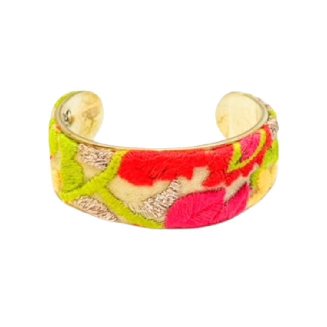 Clementine - Brass Cuff Bracelet