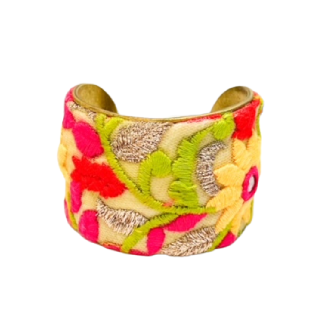 Clementine - Brass Cuff Bracelet