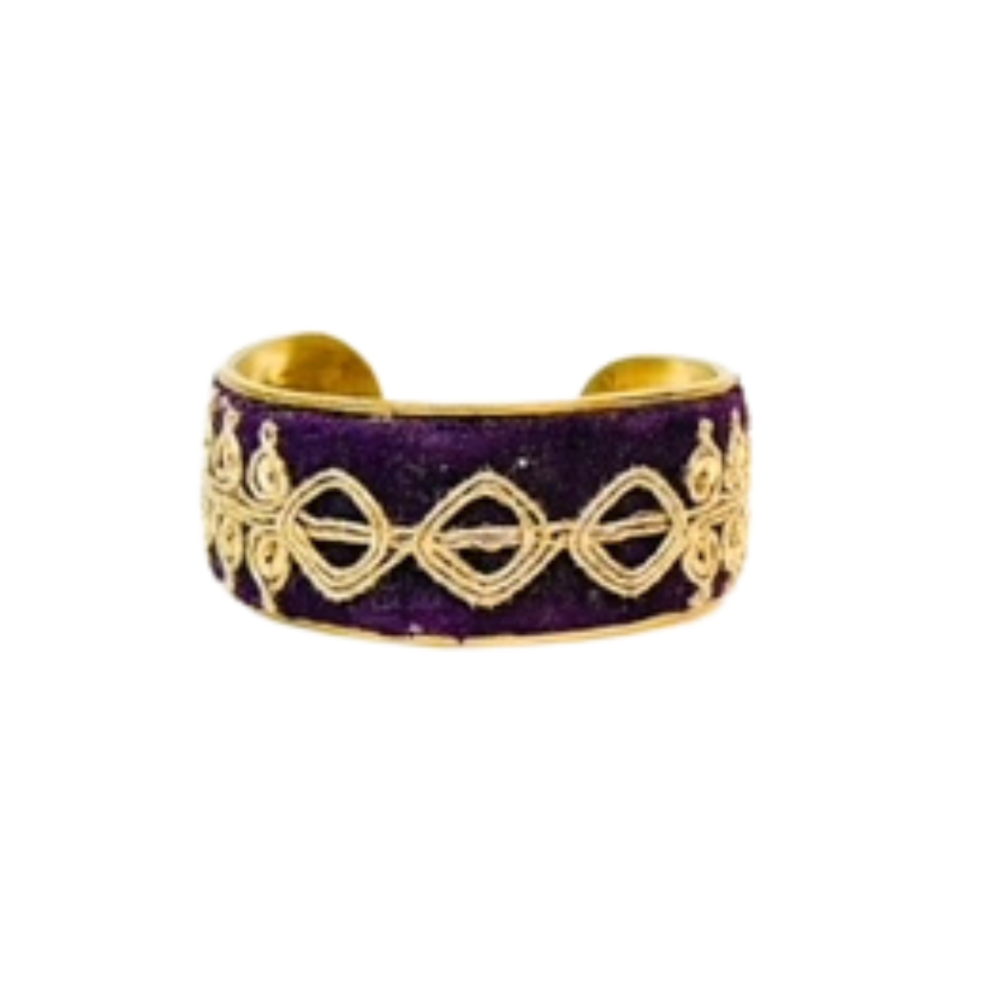 Maria - Brass Cuff Bracelet (1 in)