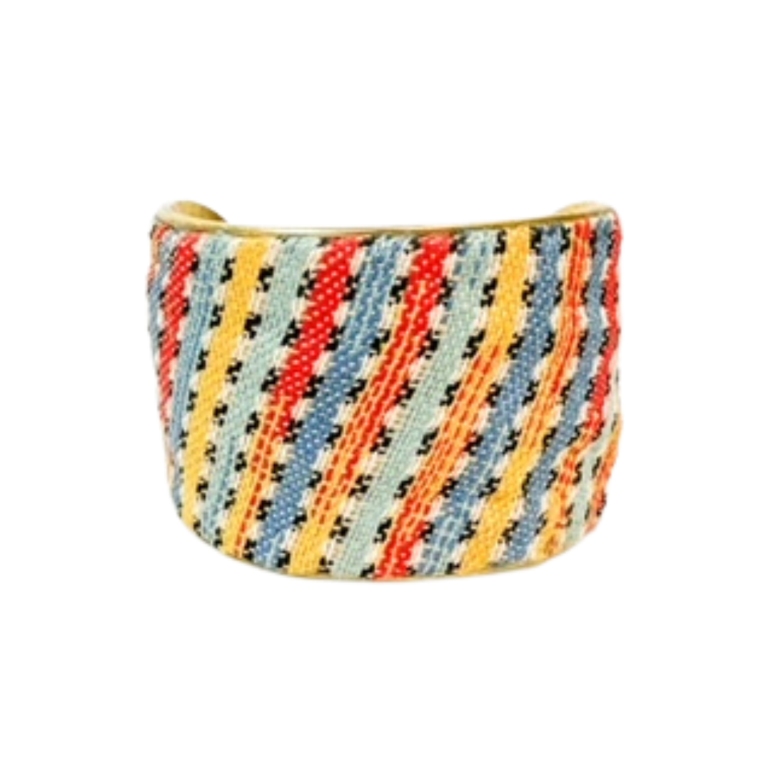 Pheobe - Brass Cuff Bracelet