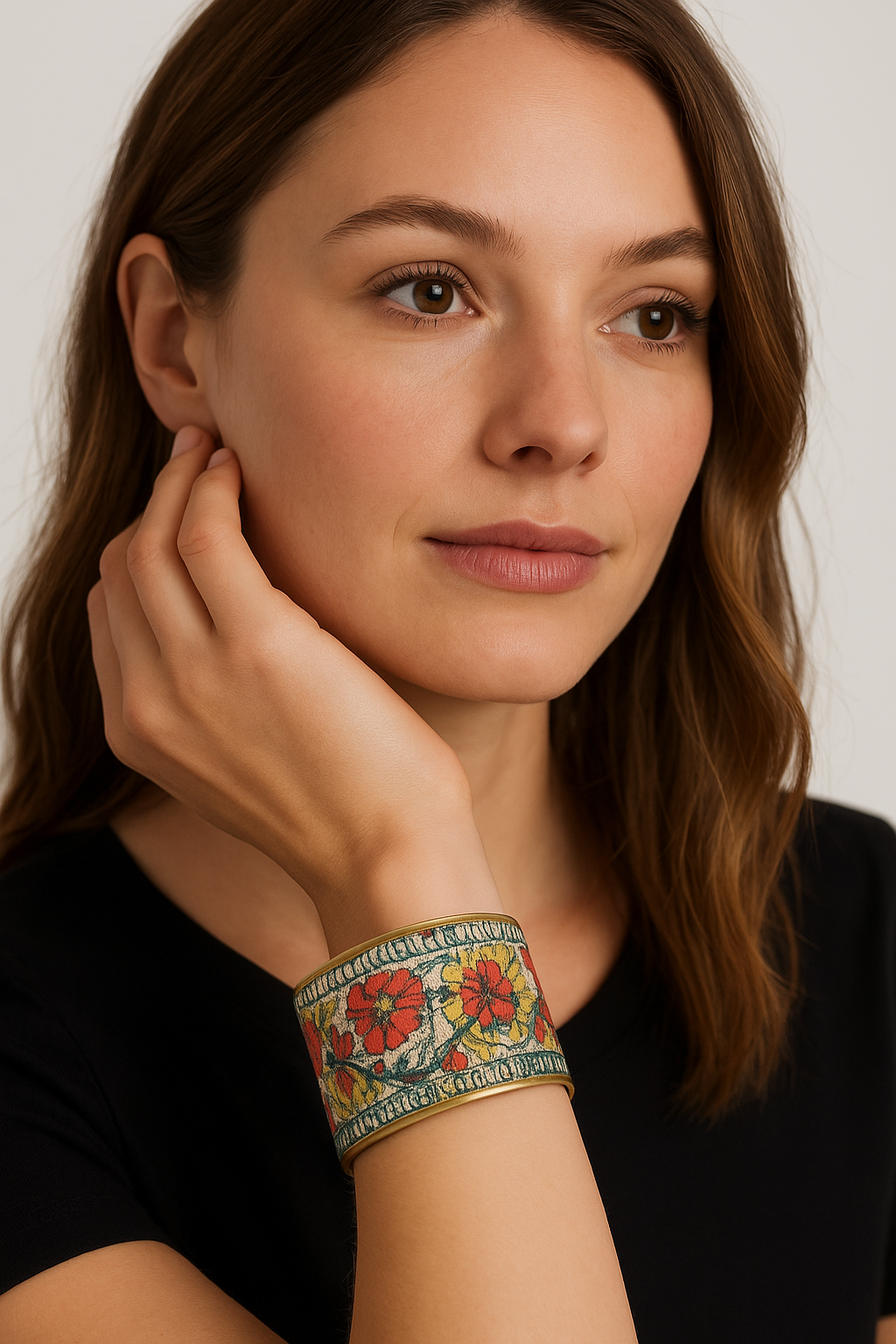 Brinley - Custom Stamped Cuff Braceley