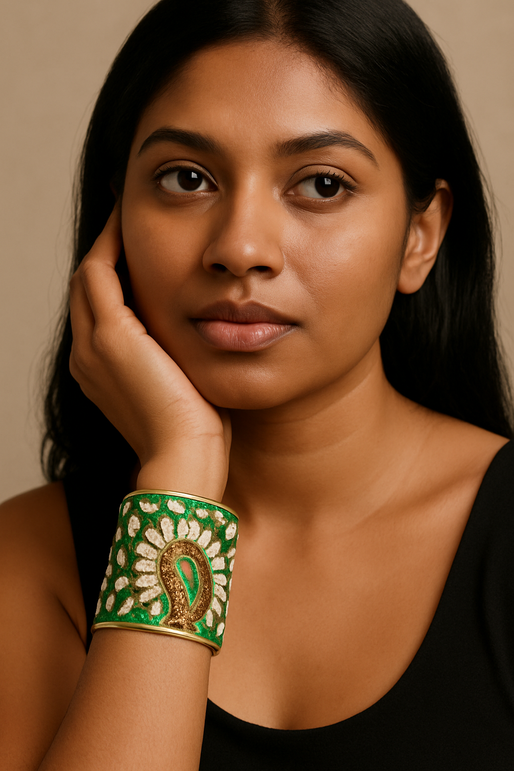 Gina - Custom Stamped Cuff Bracelet