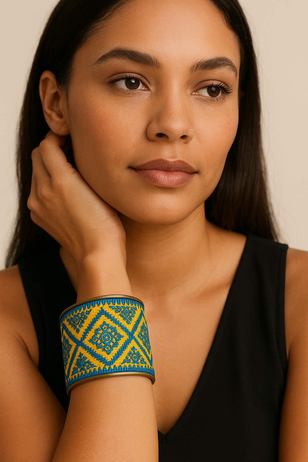 Evander - Custom Stamped Cuff Bracelet