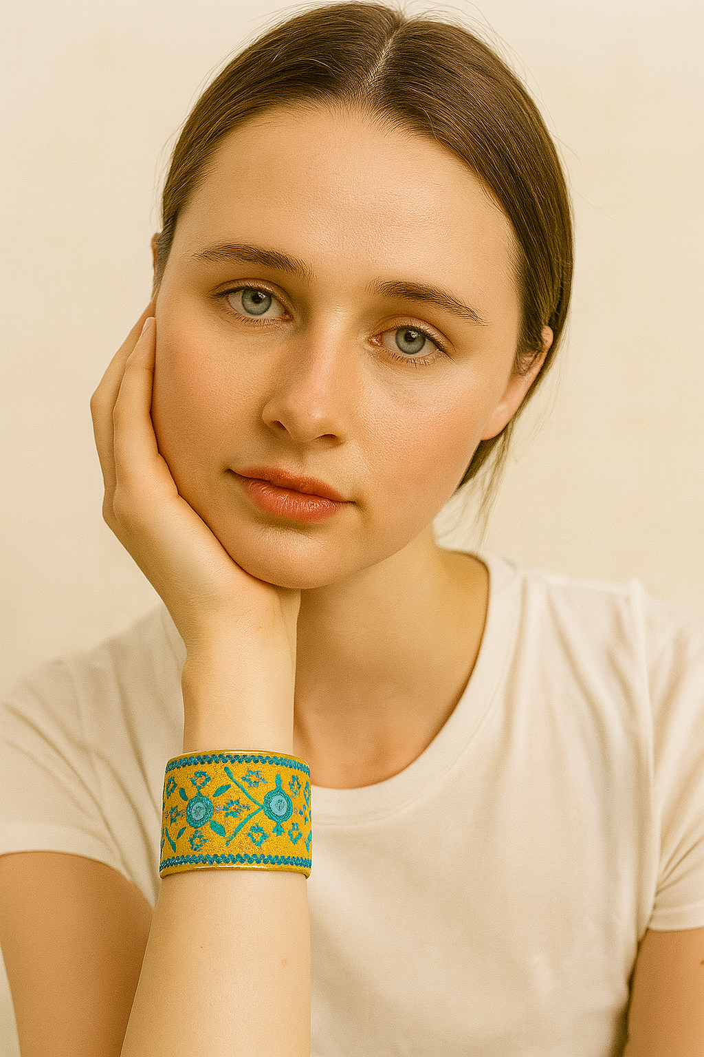 Indigo - Custom Stamped Cuff Bracelet